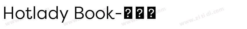 Hotlady Book字体转换